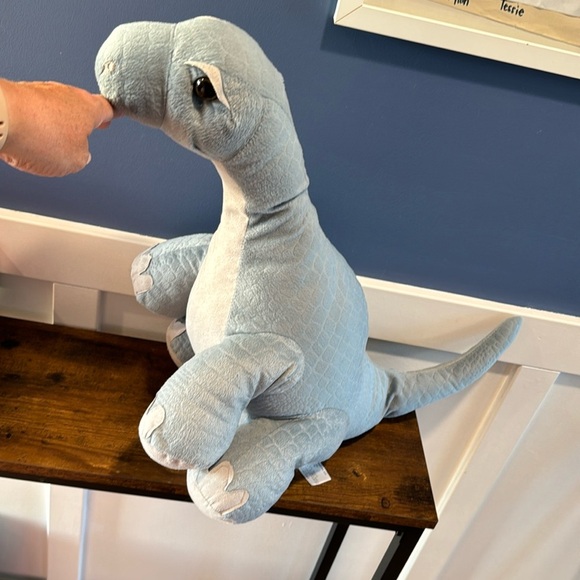 Animal Adventure Brontosaurus Plush Dinosaur Blue Large Stuffed Animal Toy - Picture 1 of 11